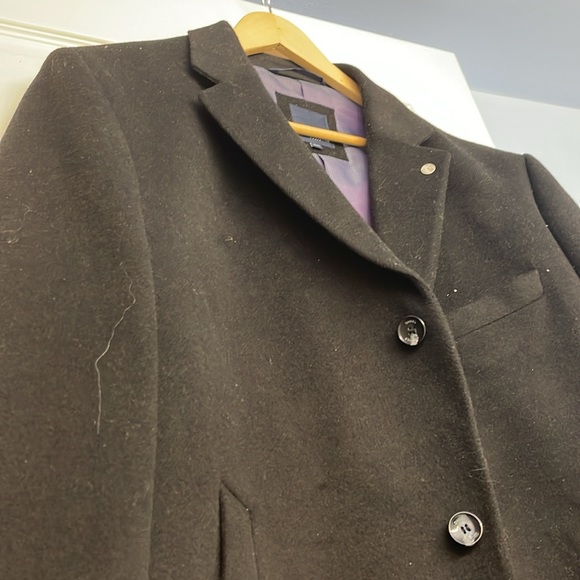 Men’s Overcoat Black XL - Cotton - Picture 6 of 9